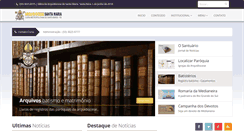 Desktop Screenshot of diocesesantamaria.org.br